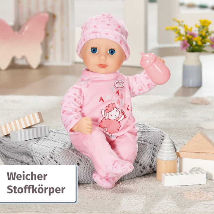 Zapf Creation 706466 Baby Annabell Little Annabell 36cm- weiche Puppe mit Stoffkörper, rosa Strample