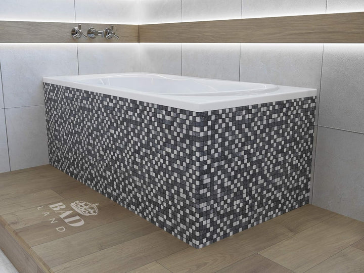 BADLAND Badewanne Original Weiss Acryl Wanne Rechteck GRACJA 180x80 KOMPLETTSET SET mit Premium Wann