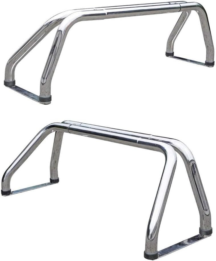 Edelstahl Überrollbügel 76 mm für Pickup's - universell passend - verstellbar passend für Ladefläche