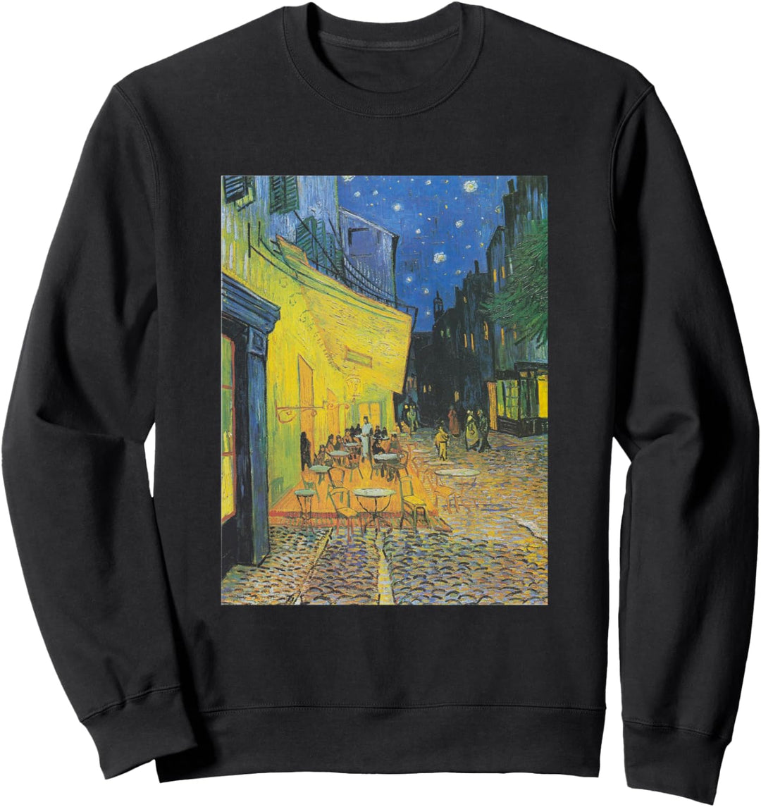 Cafeterrasse am Abend von Vincent van Gogh Sweatshirt