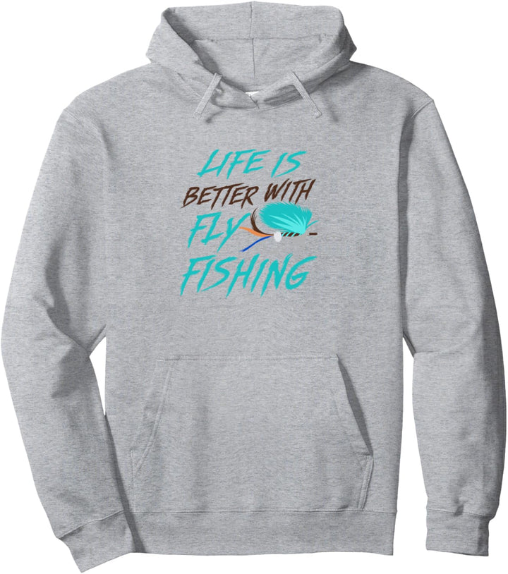 Angeln Hobby Angler Angler Forelle Fliegenfischen Pullover Hoodie