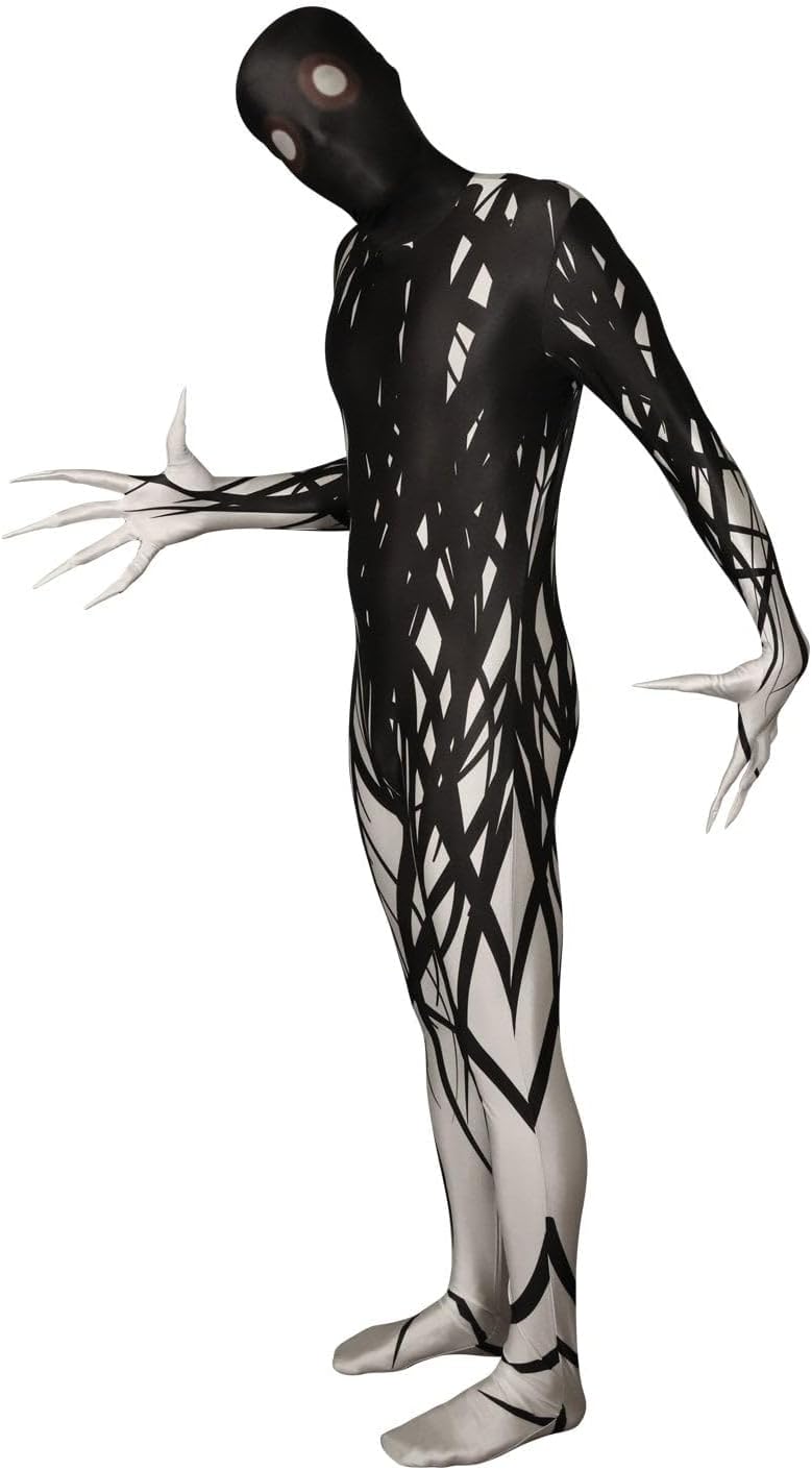 Morphsuits Zalgo Kostüm Erwachsene, Monster Verkleidung, Halloween und Karneval - M (150cm-162cm) M
