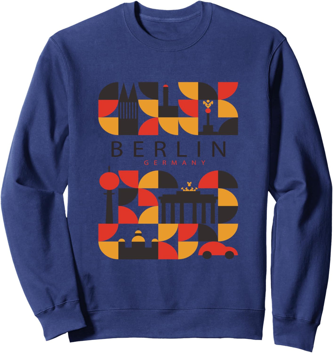 Berlin Souvenir Silhouette Wahrzeichen I Love Berlin Sweatshirt