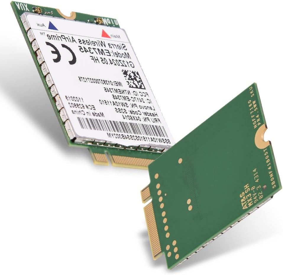Bewinner EM7345 Modulkarte, 04X6014 4G LTE WWAN Kartenmodul für Thinkpad X250, X1C, W550, T450, X240