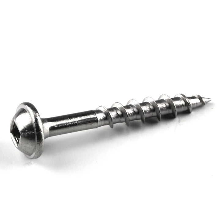 Kreg SML-C125S5-100 305 Stainless Steel Pocket Hole Screws - 1 1/4, 8 Coarse, Washer Head, 100 count