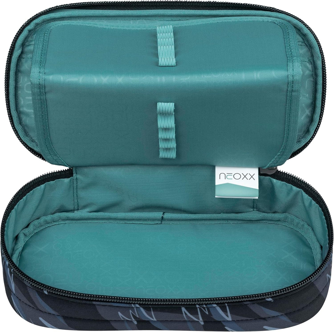 neoxx - Jump Schlamperbox Stormchaser - Recycelte PET-Flaschen, Hauptfach mit Reissverschluss, 10 St