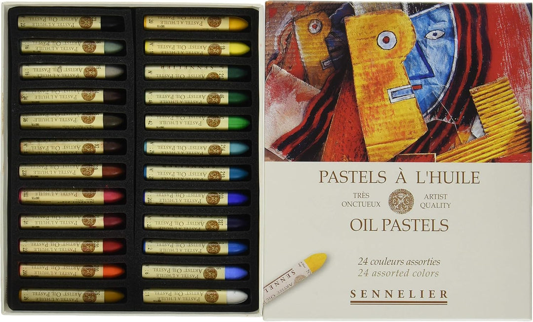 SENNELIER Ölpastell-Set, 24 Stück, mehrfarbig 24 stück (1er Pack) Mehrfarbig, 24 stück (1er Pack) Me