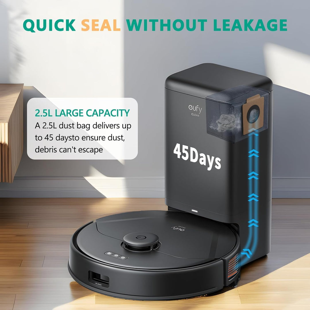 12 Stück Staubbeutel für Eufy X8 Pro/ X10 Pro Omni Saugroboter Zubehör, Ersatzbeutel Staubsaugerbeut