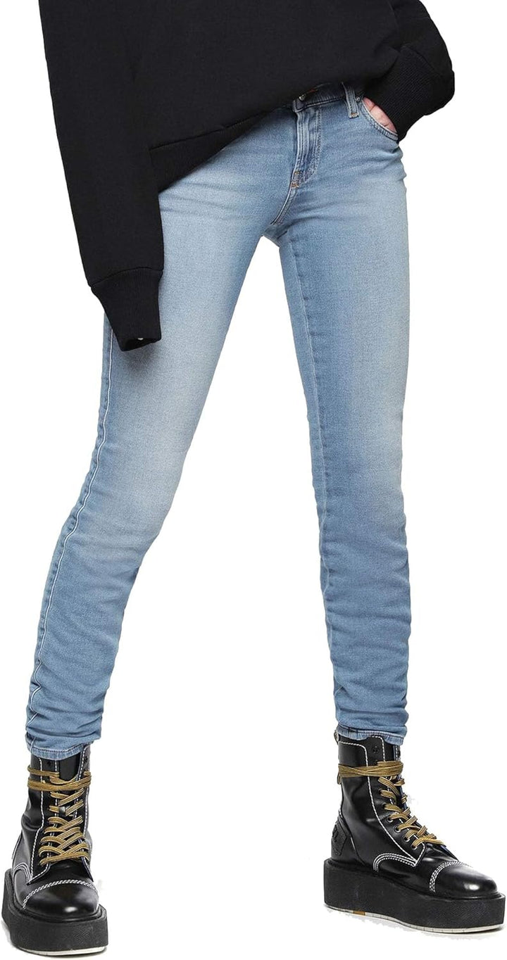 Diesel Damen Stretch Jogg Jeans Gracey-NE 084UA Slim Skinny blau (25)