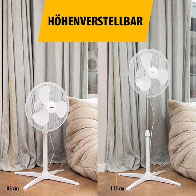 Tristar VE-5755 Standventilator – 45 W – 40 cm Ø – 115 cm Höhenverstellbarer – 3 Geschwindigkeitsstu