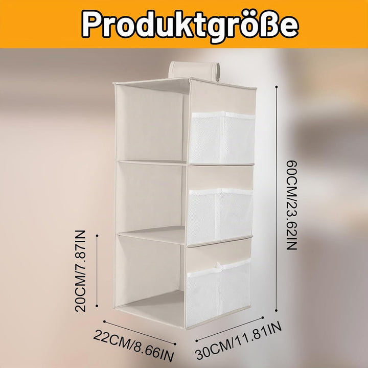 Schrank Organizer Hängend, Hängeregal Stabiler Hängeorganizer Hängeaufbewahrung, Kleiderschrank Orga
