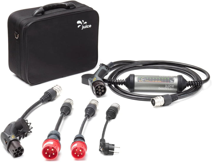Juice Booster 2 Wallbox 11kw / 22kW - 32A 3-Phasig, 1-Phasig Typ 2 AC | EV Set inkl. Adapter CEE32,
