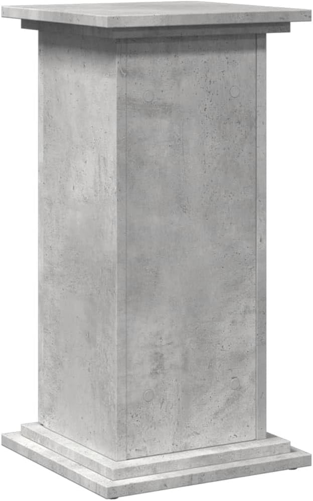 vidaXL Postament mit Stauraum Betongrau 31x30x60 cm Holzwerkstoff 31 x 30 x 60 cm Betongrau, 31 x 30