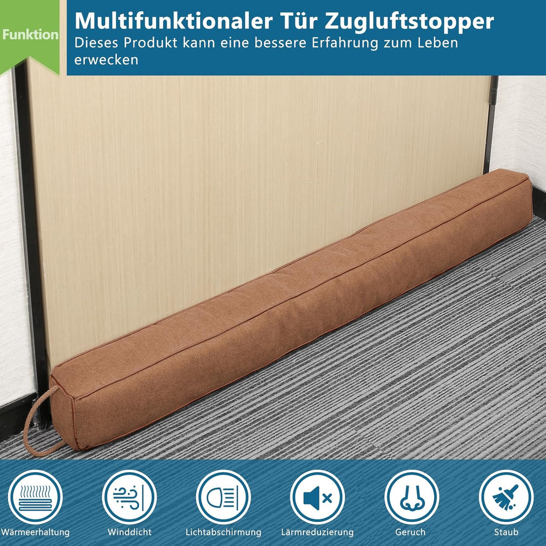 HooTown Zugluftstopper für türen, 97cm Schwerer Zugluftstopper tür Zugluftstopper Windstopper Türluf