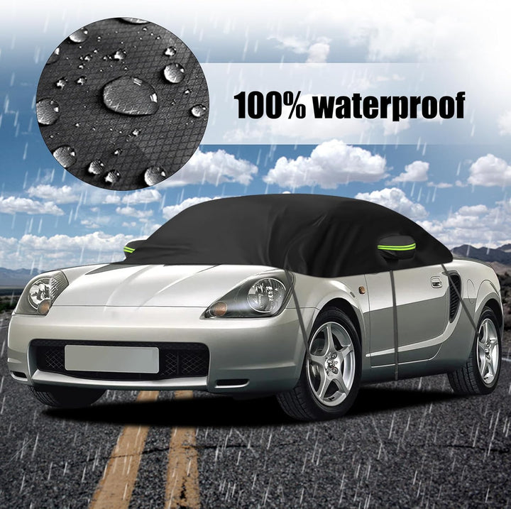 Halbe Autoabdeckung Kompatibel mit Toyota MR2 / MRS 1999-2007, Halbabdeckung wasserdichte Halbgarage