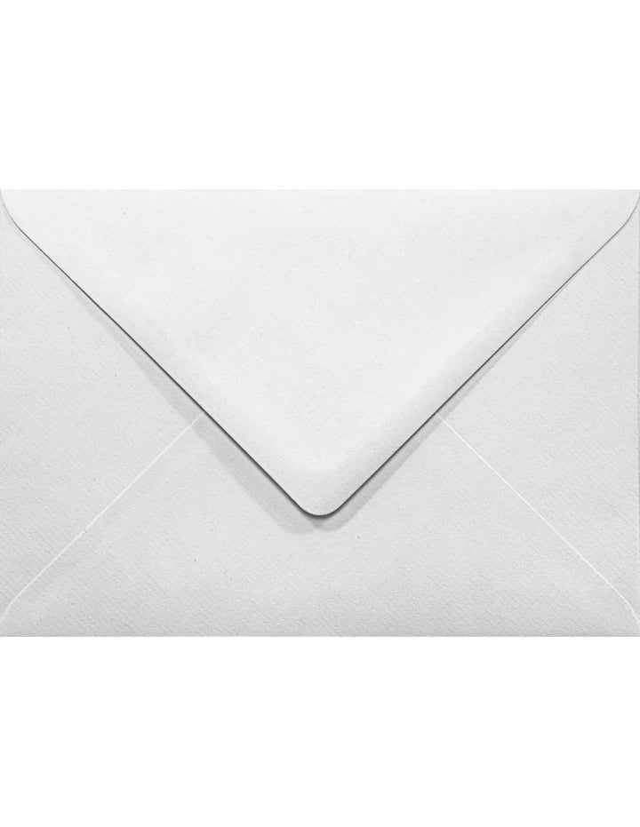 Netuno 500 Weiss gerippte Umschläge DIN B6 mit spitzer Klappe nassklebend 125x 175 mm 120g Aster Lai