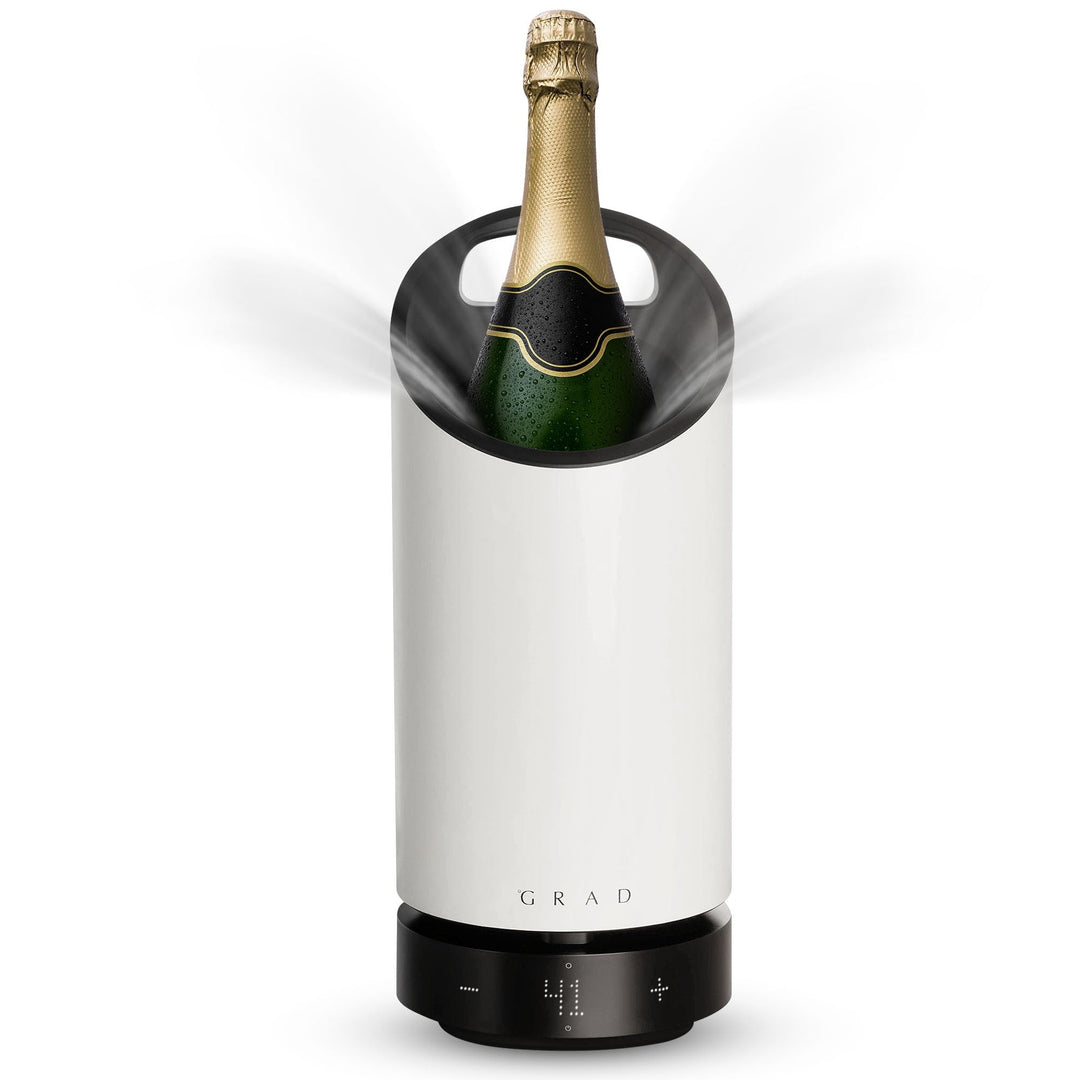 Grad - No.1 Cooler - Weiss - Isoliertes Design hält Getränke stundenlang kalt - Perfekt als Wein Ges