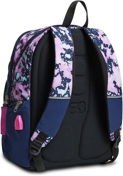 SEVEN Rucksack Advanced, Backpack für Schule, Uni & Freizeit, Geräumige Schultasche für Teenager, Mä