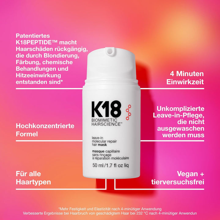 K18 Leave-In Repair Haarmaske, 50 ml 50 ml (1er Pack), 50 ml (1er Pack)