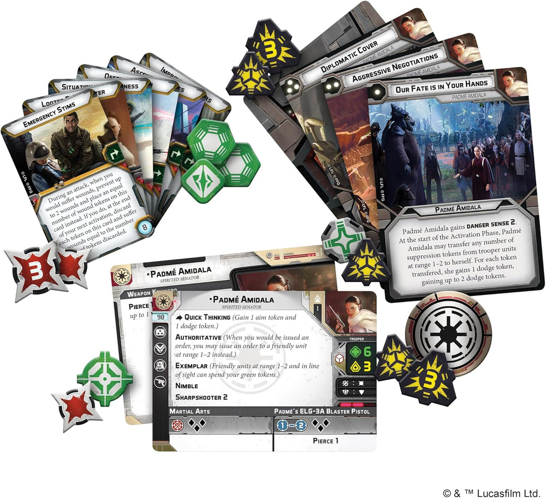 Atomic Mass Games, Star Wars Legion: Galactic Republic Expansions: Padme Amidala Operative, Unit Exp