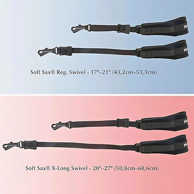Neotech, Saxophongurt, weich Junior, Haken mit Drehgelenk navy, Marineblau Junior - Drehhaken Einfar