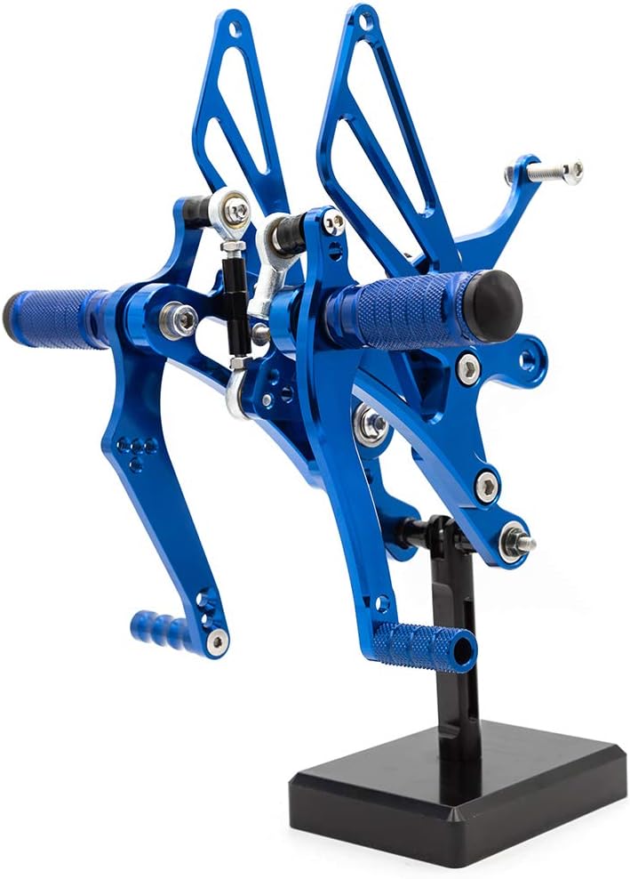 Motorrad Rearsets CNC verstellbare hintere Fussrasten Fussstütze hinten Set für YZF R6 YZF600R 1999-
