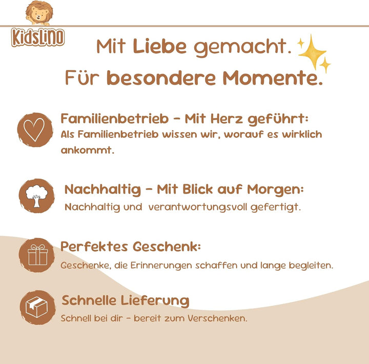 Personalisierter Sternenlicht Projektor Otto – Baby Einschlafhilfe & Nachtlicht Kinder – Beruhigende