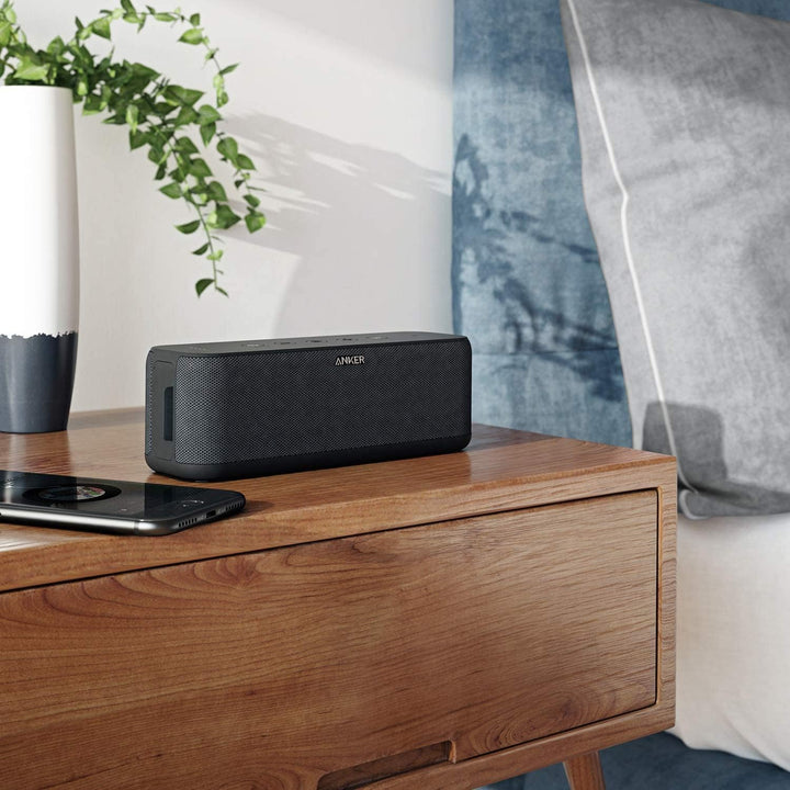Anker Soundcore Boost Bluetooth Lautsprecher Upgrade mit fantastischem Sound, BassUp, 12 Std Wiederg