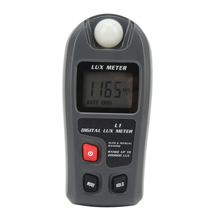 Beleuchtungsstärkemessgerät, Digitales Lichtmessgerät, Luxmeter, Beleuchtungsstärketester, LCD-Displ