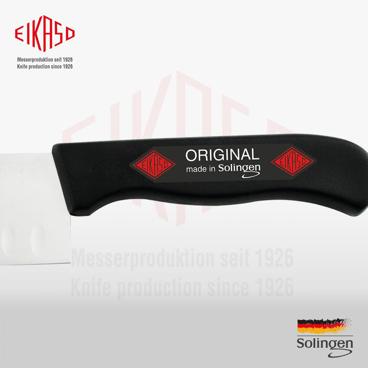 EIKASO Solingen Santokumesser mit Kullen 16cm Klinge aus Molybdänstahl 1.4116 Fleischmesser Allzweck