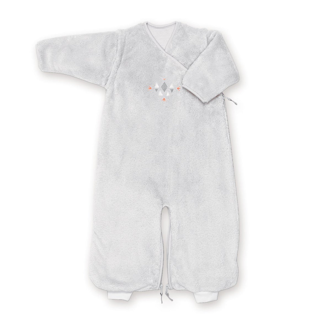 Bemini by Baby Boum 155APAWI90SF Schlafsack 2in1 SOFTY APAWI plum 3-9 m ,grau