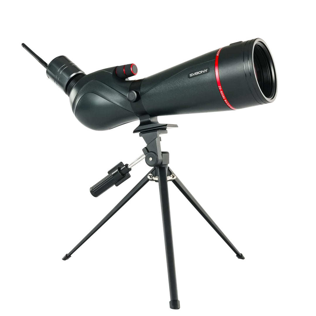 Svbony SV406 20–60x80 mm Spektiv mit SC001 WiFi Kamera, HD FMC BAK4 mit Dual Focus, 1.25'' Abnehmbar