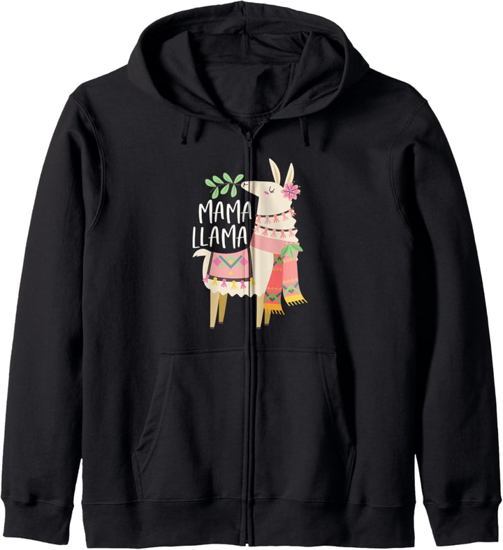 Mama Llama - Cute Funny Llama Alpaca Lover Gift For Moms Kapuzenjacke