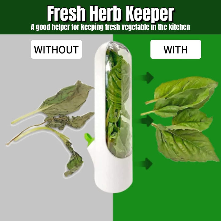 Herb Saver, Herb Storage, Herb Keeper für Kühlschrank, Herb Saver Pod Herb Container Preserver Fresh