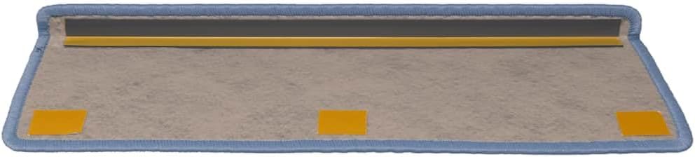vidaXL Treppenmatten 15 STK., Stufenmatten Selbstklebend, Treppenteppich in Sisal-Optik, Treppenstuf
