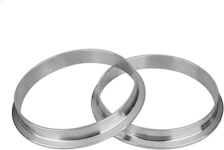 Bügelschelle Rohrschelle Flansch Turbo Auspuffschelle, Universal Auto 5"Edelstahl-Turbo Auspuff V Ba