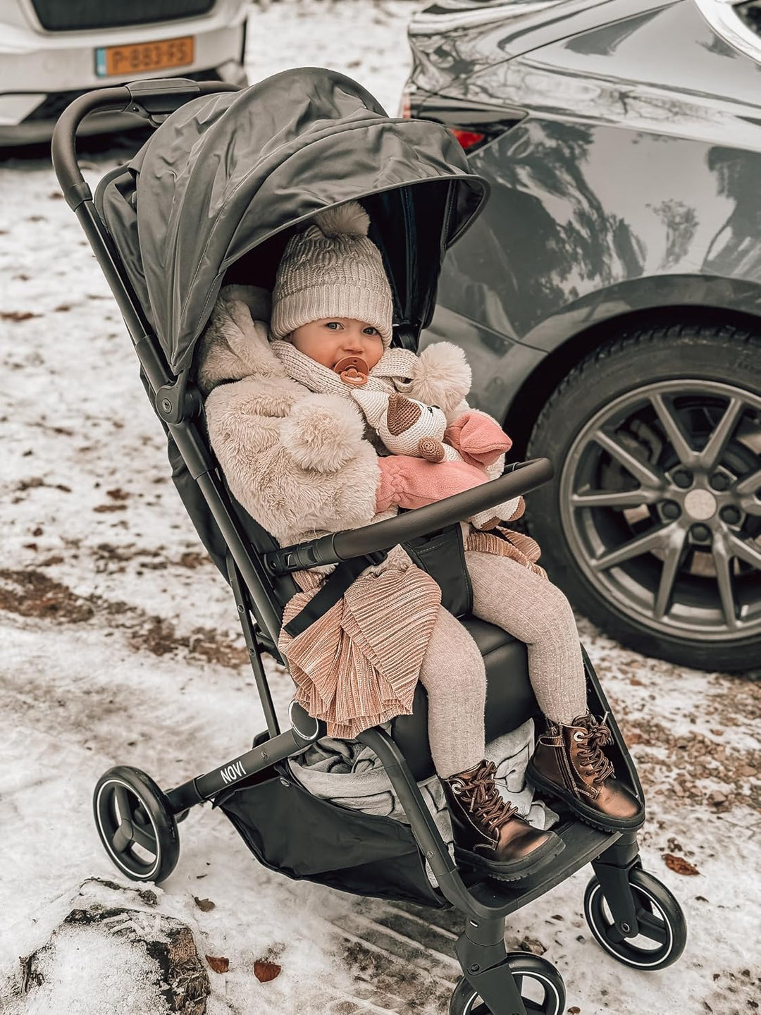 Novi Baby® Cloud Go Buggy - Geeignet von 0-22 kg, Kinderwagen ab 0 Monaten bis 4 Jahre, versenkbares
