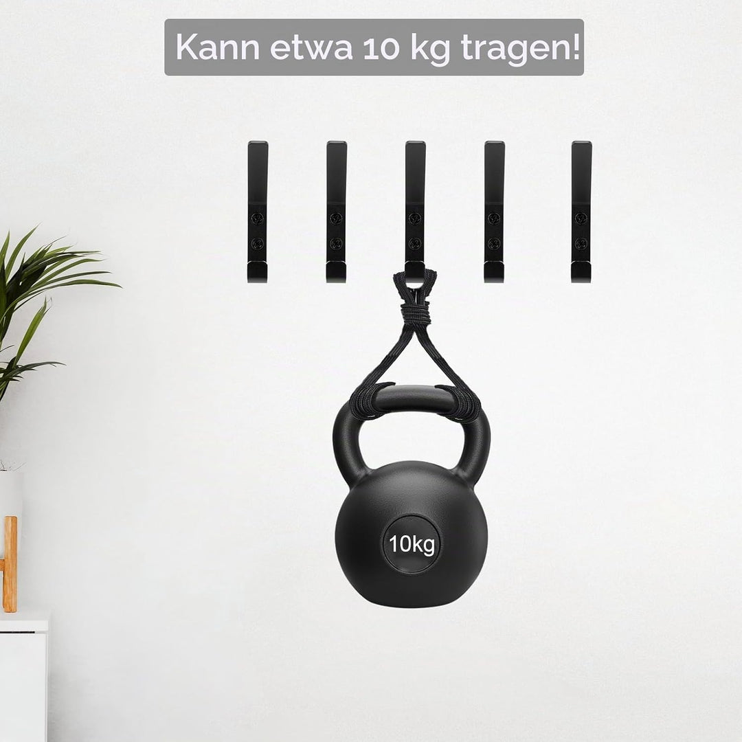 Generisch Haken für Akustikpaneele 10 Stück, Garderobenhaken für Wandpaneele, Paneele, Schlafzimmer,