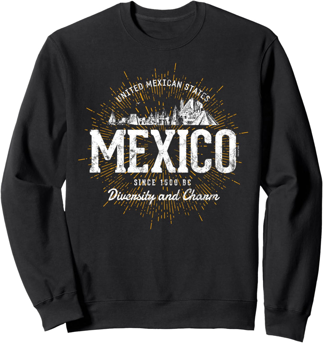 Mexico Vintage Stil Retro Mexiko Sweatshirt