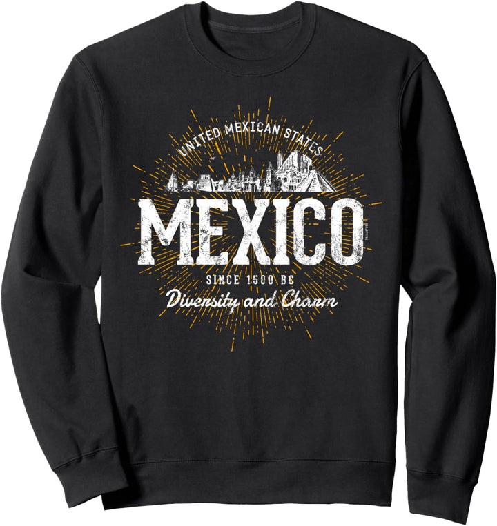 Mexico Vintage Stil Retro Mexiko Sweatshirt