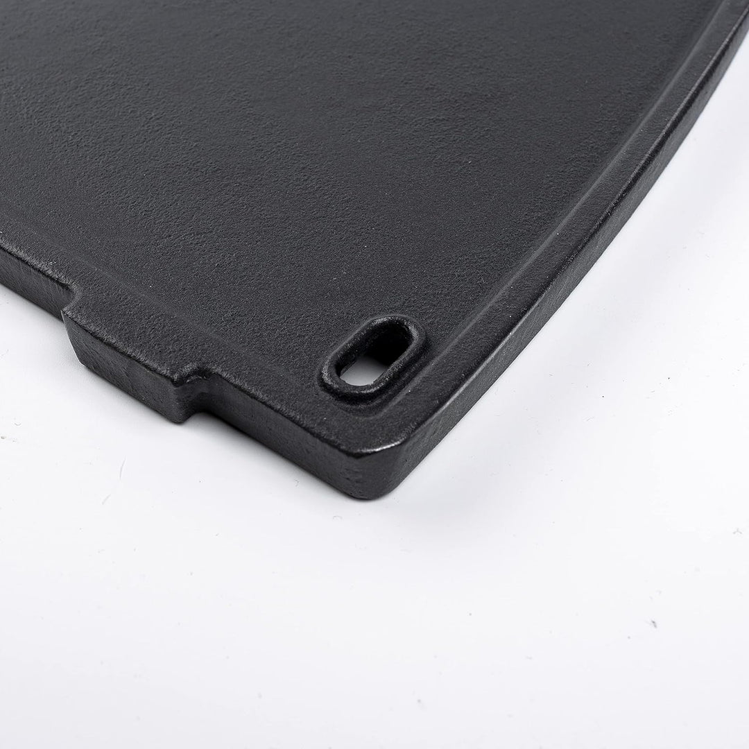 LOKHING 6558 32cm x 22cm Gusseisen Bretpfane Grillplate für Weber Q100 Q120 Q1000 Q1200 Series Grill