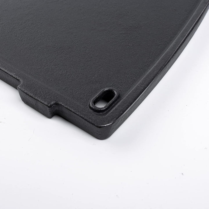 LOKHING 6558 32cm x 22cm Gusseisen Bretpfane Grillplate für Weber Q100 Q120 Q1000 Q1200 Series Grill