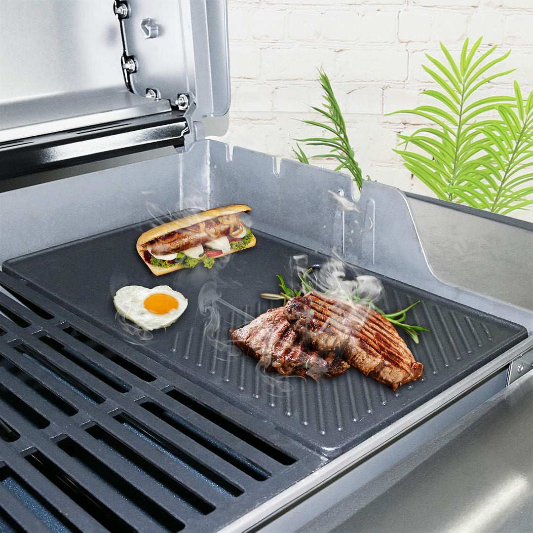7637 Grillroste und Grillplatte für Weber Spirit I &amp; II 200 Serie - E210 E220 S210 S220 mit Frontste