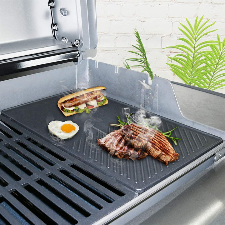 7637 Grillroste und Grillplatte für Weber Spirit I &amp; II 200 Serie - E210 E220 S210 S220 mit Frontste