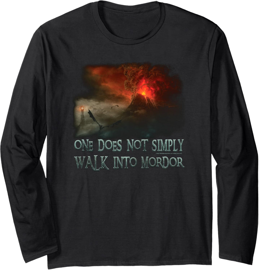 Lord of the Rings Walk in Mordor Langarmshirt