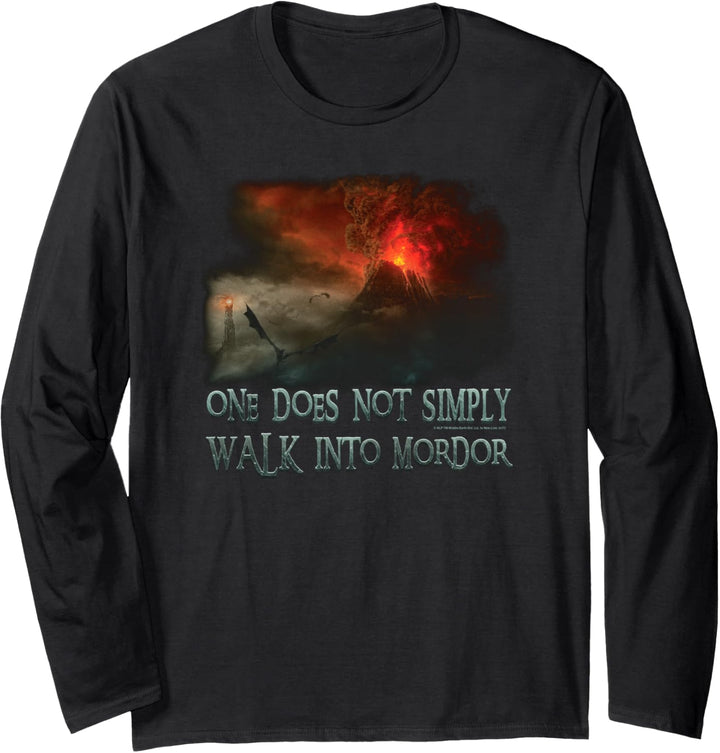 Lord of the Rings Walk in Mordor Langarmshirt