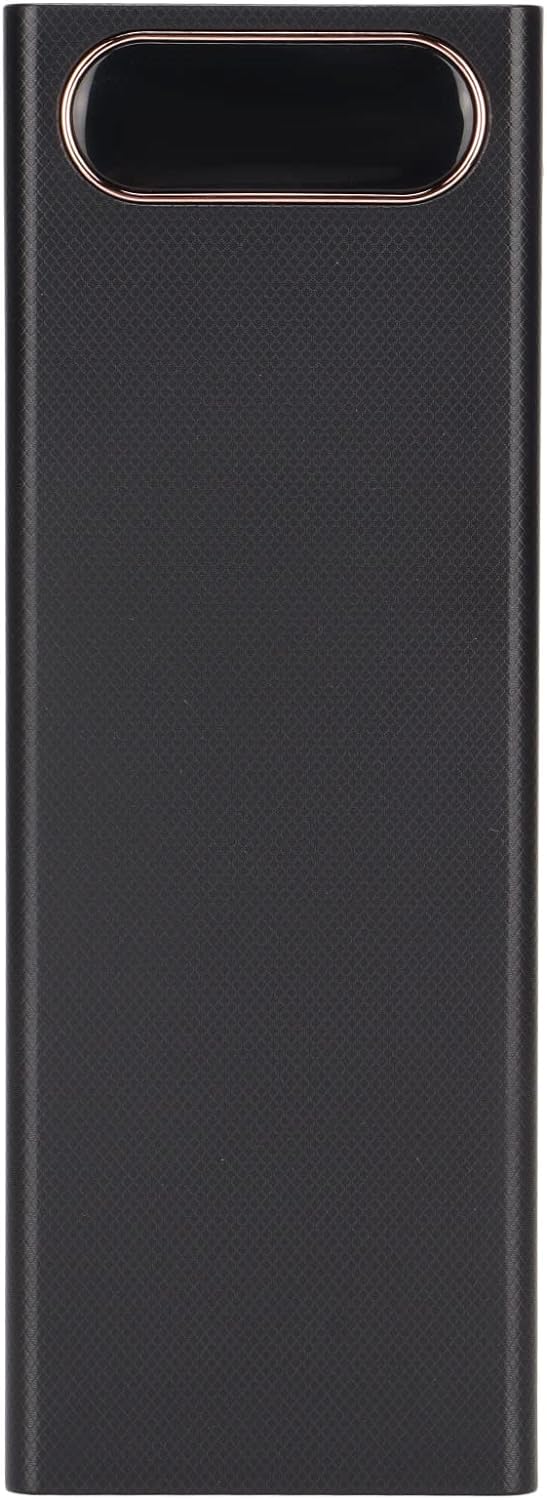 Zunate Power Bank Shell, 10x18650 Akku DIY Dual USB Power Bank Case, 22,5 W Akku Schnellladegerät mi