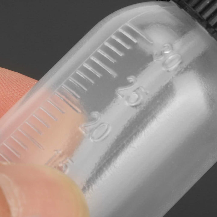 Tnfeeon Airbrush-Flaschen, 10 Stück 30-ml-Kunststoffflaschen Airbrush-Farbflaschen für Dual-Action-S