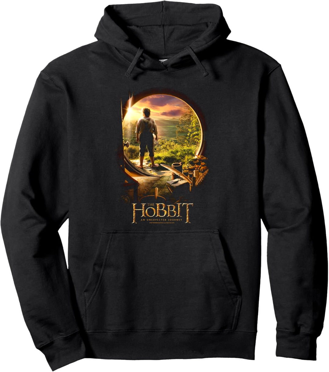 Hobbit Bilbo in Door Pullover Hoodie