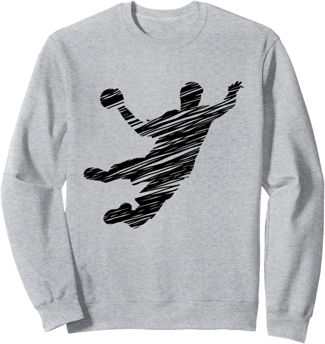 Handball Spieler Design für Mann und Handball Fans Sweatshirt